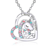 Magical Heart Pendant Unicorn Jewelry - BRANDNMART