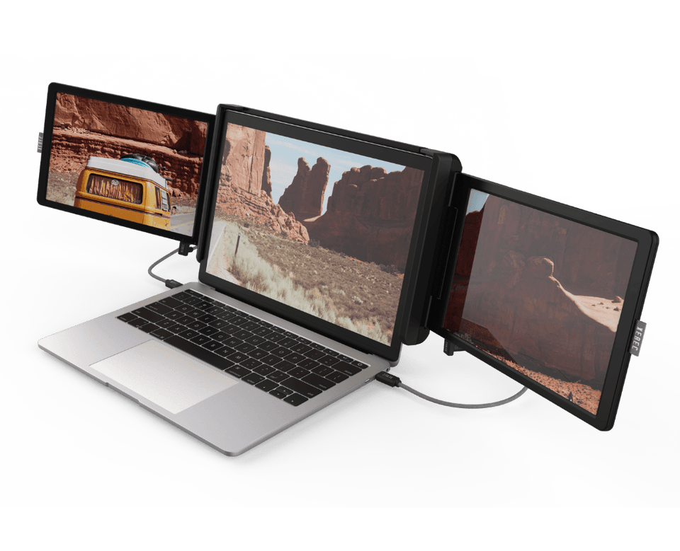 Triple Portable Monitor for Laptop - BRANDNMART