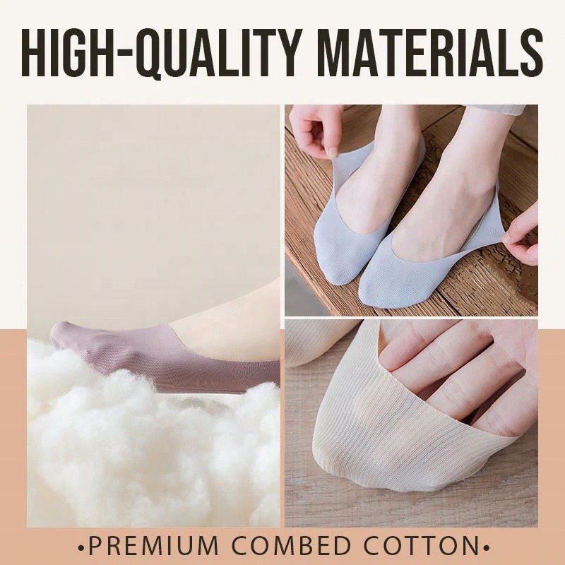 Invisible Non-slip Ice Silk Socks - BRANDNMART